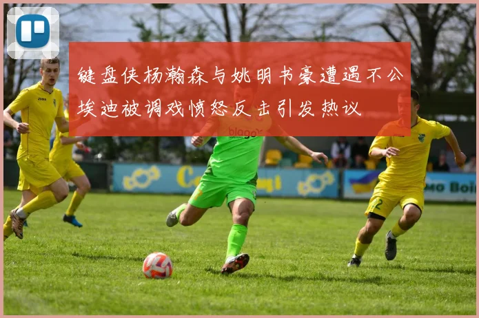 键盘侠杨瀚森与姚明书豪遭遇不公埃迪被调戏愤怒反击引发热议